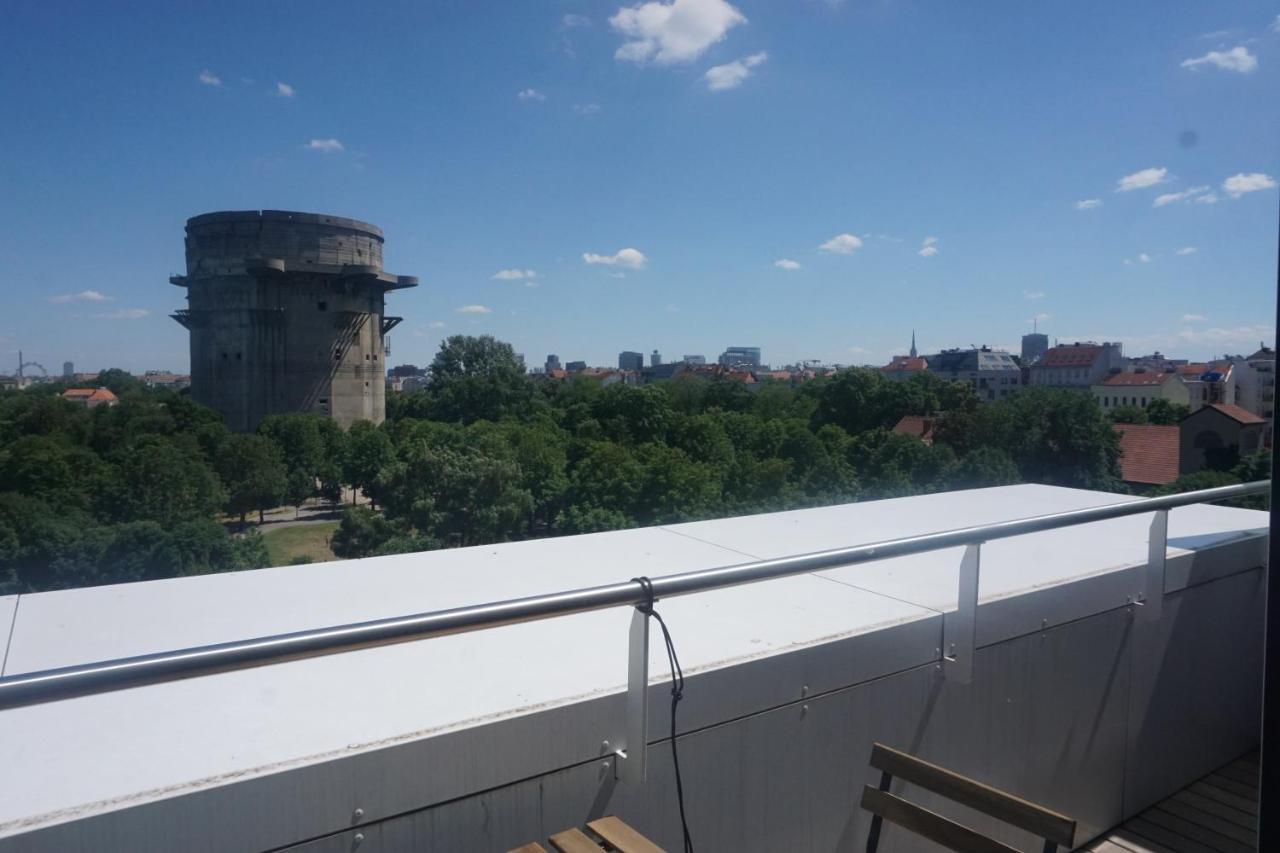 Augartenblick Penthaus 14 - Blick Zum Riesenrad Viena Exterior foto